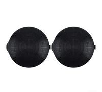 Jotekonoby Lot de 2 filtres à charbon pour hottes de cuisine - Filtre à charbon actif - 215 x 35 mm - Filtre de rechange pour contrôle de la graisse et des odeurs