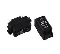 Jotekonoby Lot de 2 interrupteurs de fenêtre compatibles avec les modèles W124 W126 W201 190E 260E 300CE 300D 300E 300SDL 300SE 300SEL 300TD 300TE 350SD - Numéros de pièces 1248204510 et 1248204666 10
