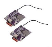 Jotekonoby Lot de 2 modules d'alimentation à charge rapide de 22,5 W avec affichage numérique, PD3.0 QC4+ USB C pour batterie 21700, chargeur portable à monter soi-même, lot de 2 (affichage de lampe A