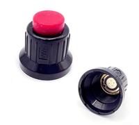Jotekonoby Lot de 2 pièces de rechange pour chauffage de terrasse extérieur, interrupteur d'allumage à impulsion avec capuchon rouge et ressort pour équipement de chauffage au gaz, lot de 2 (B)