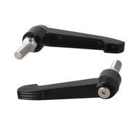 Jotekonoby Lot de 2 poignées de levier de serrage pour tige de selle de vélo d'appartement avec goupille de verrouillage à ressort M10 x 1,5 pour vélo de fitness, réglage de la hauteur, noir (20 mm)