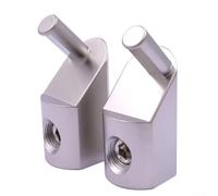 Jotekonoby Lot de 2 réducteurs d'entrée de fil d'alimentation et de terre de calibre 1/0 à 4 jauges en alliage d'aluminium pour installation d'amplificateur audio de voiture, Compat