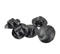 Jotekonoby Lot de 2 supports de moteur en PVC pour kayak, bateau gonflable, canoë - Support de fixation universel pour hors-bord - Avec tige de 17,8 cm - Noir