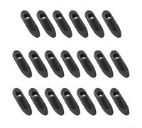 Jotekonoby Lot de 20 guides de câble de dérailleur arrière pour le routage du cadre, clips de gestion des fils intégrés pour câbles de frein et de changement de vitesse, plastique d'ingénierie