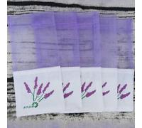 Jotekonoby Lot de 20 sachets vides portables parfumés à la lavande pour herbes et épices - Petits sacs de rangement en coton avec cordon de serrage avec ruban pour voyage (E)