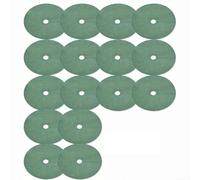 Jotekonoby Lot de 20 tapis de protection non tissés respirants pour base d'arbre de jardin, anneaux de paillage pour système racinaire des plantes, cercle de contrôle des mauvaises herbes, vert (15 cm