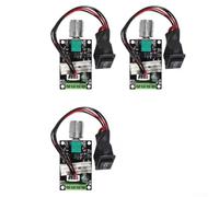 Jotekonoby Lot de 3 contrôleurs de vitesse de moteur DC 6-28 V 3 A avec contrôle de la vitesse et interrupteur marche avant et arrière pour contrôle de vitesse industrielle, régulation du moteur à