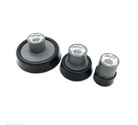Jotekonoby Lot de 3 tampons en éponge pour polissage avec filetage M14, support moulé par injection pour disques de ponçage et de polissage sur machines rotatives