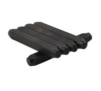Jotekonoby Lot de 36 poinçons lettres et chiffres 5 mm en acier pour cuir, bois, métal, bricolage avec broches de marquage monogramme en acier au carbone