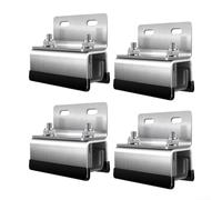 Jotekonoby Lot de 4 supports de montage pour panneau solaire en acier inoxydable, stabilisateur de coffre de toit, accessoires photovoltaïques, kit d'installation fixe