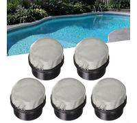 Jotekonoby Lot de 5 bouchons de filtre de piscine de rechange 190106Z, pour Clear Plus pour EasyClean D.E. Quad D.E.Rubber 3,6 cm