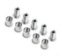 Jotekonoby Lot de 5 boulons de plateau en acier inoxydable pour marques de vélo, pour plateaux simples, doubles, triples, compatibles avec l'acier pour Sram Mountain et autres (A TRIPLE)