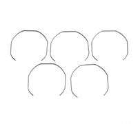 Jotekonoby Lot de 5 ressorts de rechange pour porte-filtre à café de 51, 54, 58 mm, ressort de retenue en métal pour pièces de machine à expresso, argenté (51 54 mm)