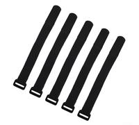 Jotekonoby Lot de 5 rubans adhésifs de guidon avec fermeture - 20 cm et 30 cm - Sangles réutilisables en nylon pour sécuriser le câble, la lampe de poche, le réservoir d'eau (20 cm)