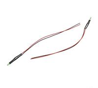 Jotekonoby Lot de 50 diodes électroluminescentes à DEL multicolores de 3 mm pour composants électroniques et projets d'artisanat CC 12 V (vert)