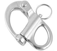 Jotekonoby Manille à dégagement rapide pour plongée, yacht - Clip fixe en acier inoxydable avec gâche à ressort, compatible avec 35 mm/52 mm/69 mm/96 mm (35 mm)