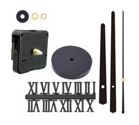 Jotekonoby Mécanisme d'horloge à quartz de rechange avec kit de chiffres pour horloges murales à monter soi-même, mouvement d'horloge murale silencieuse 56 x 56 x 16 mm pour cadran de 25 à 30 cm