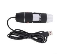 Jotekonoby Microscope numérique USB 2.0 avec 8 lumières LED et grossissement 1000x couplé avec support en métal pour les mains stables - Observation en laboratoire et bricolage