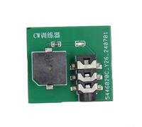 Jotekonoby Mini CW Trainer pour la pratique du code - Clavier portable avec rétroaction sonore et visuelle, indicateur LED vert, clé automatique alimentée