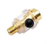 Jotekonoby Mini lubrificateur à huile pour outils pneumatiques avec filetage 1/4", étui transparent pour l'entretien des outils pneumatiques, taille compacte 5,8 x 3,4 x 4 cm, compatible avec