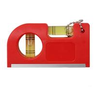 Jotekonoby Mini niveau de poche avec base magnétique, 2 en 1 niveau horizontal et vertical, niveau à bulle compact pour porte-clés pour projets de bricolage, petit outil avec