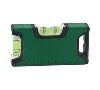 Jotekonoby Mini outil de mesure magnétique en alliage d'aluminium avec double ligne de bulle verte, haute précision 0,5 mm/m pour métal (105 mm)