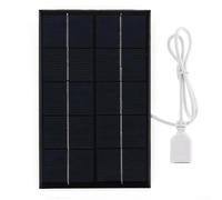 Jotekonoby Mini panneau solaire 2 W 5 V avec fil de 455 mm pour chargement de téléphone et projets de bricolage, alimentation solaire portable en polysilicium pour la maison et le jardin