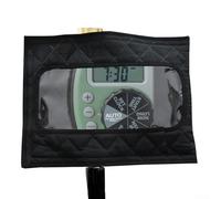 Jotekonoby Minuteur d'arrosage transparent - Protection de minuterie d'arrosage d'extérieur pour robinet de tuyau, résistant aux intempéries et réglable, couverture de minuterie de jardin et de