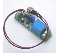 Jotekonoby Minuteur réglable 12 V pour module de relais pour interrupteur de retard avec voyant lumineux, minuterie électronique pour relais pour automatisation et systèmes domestiques