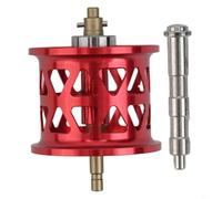 Jotekonoby Modified Line Cup for Abu B4p4b5p5 and Stx Reels Mini bobine Pièce de rechange compatible avec Abu pour Garcia Bseries et Stx modèles en aluminium (rouge)