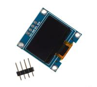 Jotekonoby Module d'affichage 0,96" résolution 128 x 64 avec interface IIC, options jaune, bleu, blanc pour projets ESP32 ESP8266 (blanc)