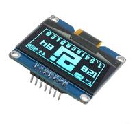 Jotekonoby Module d'affichage 1,54" résolution 128 x 64 avec pilote SSD1309, interface IIC compatible IC, 7 broches PM pour angle de vision complet (bleu)