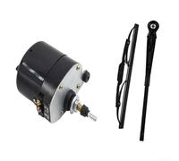 Jotekonoby Moteur d'essuie-glace 12 V pour bateaux de pêche, camping-cars et caravanes | Moteur d'essuie-glace électrique avec lame | Compatible avec VTT, UTV (moteur + essuie-glace)