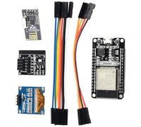 Jotekonoby OpenDTU Kit de transmission de données solaires pour onduleurs Hoymiles ESP32 NRF24L01+ Module d'affichage OLED compatible avec HM300 HM350 HM400 HM600 HM700 HM800