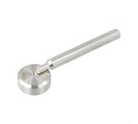 Jotekonoby Outil de rivet à double capuchon pour l'artisanat du cuir, kit de réglage de rivets avec poinçons de 6 mm, 8 mm, 10 mm, poinçon à rivet portatif en acier pour projets d'installation de