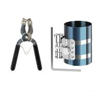 Jotekonoby Outil d'installation de segment de piston pour réparation de moteur, pince à segment de piston en acier au carbone avec pince de compression, équipement d'entretien automatique du moteur (3