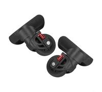 Jotekonoby Paire de roues de rechange robustes pour valises avec kit de montage pour bagages endommagés, roulettes rotatives pour valises