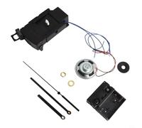 Jotekonoby Pendule Horloge Mouvement avec Carillon Musique Boîte à Quartz Pendule Drive DIY Accessoire (Noir)