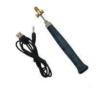 Jotekonoby Pince de raquette de badminton alimentée par USB avec œillets et pince à corde, kit de réparation en plastique 5 V + métal pour l'entretien de la raquette de volant, noir