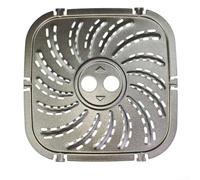 Jotekonoby Plaque de rechange pour friteuse à air comprimé PowerXL pour Vortex Pro 8QT Air Fryer Plus, support de friteuse à air, plateau à croustillant anti-adhésif en acier au carbone (24 x 24 cm)