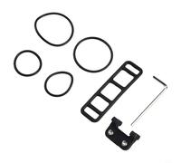 Jotekonoby Plaque d'immatriculation de course pour support de tige de selle compatible avec le triathlon - Bande de fixation en caoutchouc facile - Cadre de transport à Fo (B)