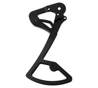 Jotekonoby Plaque intérieure de dérailleur arrière pour Garbaruk compatible avec NX GX X1 X01 Apex Rival Eagle - Cage en alliage d'aluminium 7075-T651 usinée CNC, noir (doré)