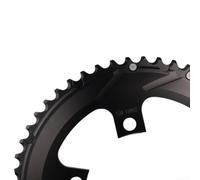 Jotekonoby Plateau de Vélo Route 50-34T 110BCD Aluminium | Alliage 7075-T651, conception asymétrique, pour poids plume 132g, idéal montée, finition noire durable