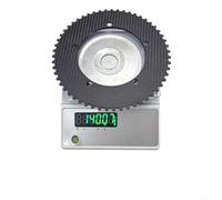 Jotekonoby Plateau en fibre de carbone pour piste à engrenage fixe pour vélo BCD144 49-64T vitesse unique pour pignon léger compatible avec BCD144 (55T)