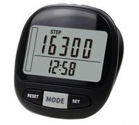 Jotekonoby Podomètre 3D avec grand écran numérique pour la marche, la course à pied et l'escalade, suivi des pas, de la distance, des calories, de l'exercice, port compact