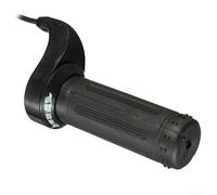 Jotekonoby Poignée d'accélérateur 24 V 36 V 48 V pour trottinette électrique - Contrôleur de guidon droit de rechange pour poignée de 2,2 cm - Design antidérapant en caoutchouc