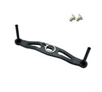 Jotekonoby Poignée de pêche en fibre de carbone de qualité supérieure pour DAIWA/pour moulinets, longueur 105 mm, 10 g, complète avec plaque de verrouillage et vis (argenté)