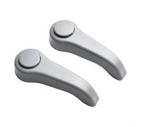 Jotekonoby Poignée de réglage du siège avant de voiture - Levier inclinable compatible avec II 1998-2008 Twingo 1993-2007 - Plastique ABS gris gauche et droit