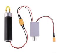 Jotekonoby Pompe à huile électrique à engrenages avec noyau de pompe entièrement métallique et bague d'étanchéité en polyuréthane pour moteur d'avion, mini pompe à eau avant et arrière avec tension