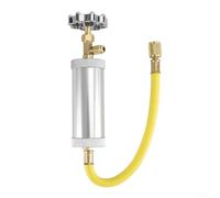 Jotekonoby Pompe manuelle d'injecteur d'huile R134A R12 pour systèmes de climatisation de véhicule avec connecteur SAE 1/4 Outil d'injection de colorant AC haute pression